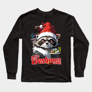 raccoon Christmas Trashmas Long Sleeve T-Shirt